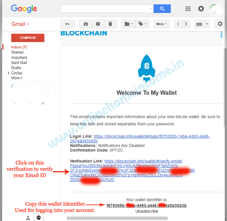 Verify Email Blockchain