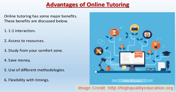 Advantages of Tutoring Online