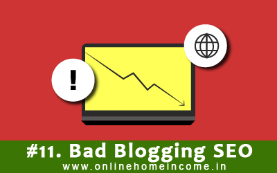Bad Blogging SEO