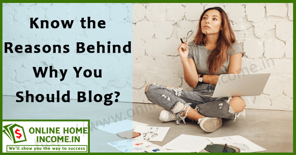 Why You Should Blog