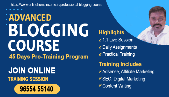 Professional Blogging Course