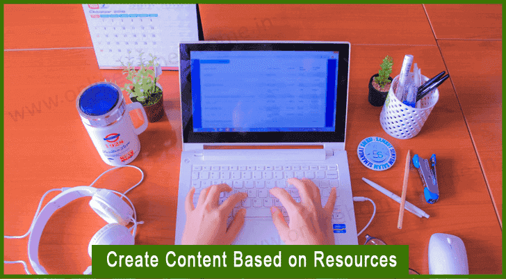 Create Content Based on Resources