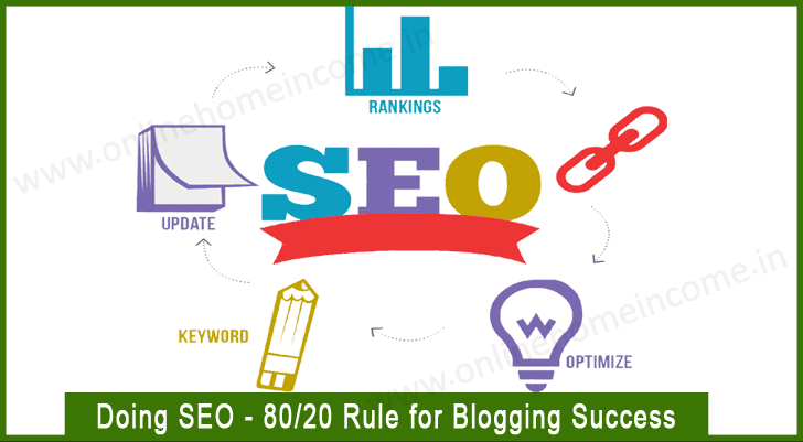 Melakukan SEO - Aturan 80/20 untuk Sukses Blogging